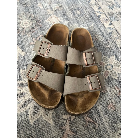 Birkenstock Arizona Suede Leather Sandals 41 - Picture 3 of 4